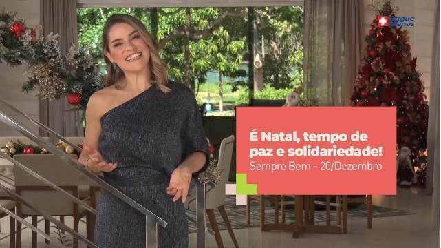 Fazer as pazes com familiares e amigos - Bate papo com Bruna Thedy, no programa Sempre Bem, do canal SBT Clique aqui para assistir